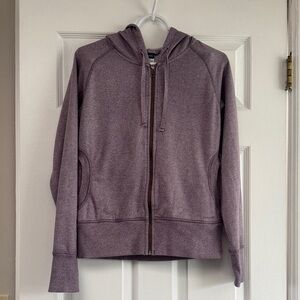 Women’s Patagonia Vintage light Purple Cloud Stack Full Zip Hoodie size Small